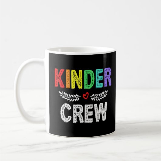 Kindergartenlehrer Kindergarten 1. Schultag Kaffeetasse (Links)