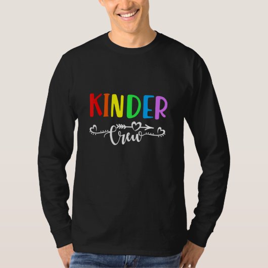 Kindergartenlehrer Kindergarten Crew T-Shirt 1. Ta (Vorderseite)