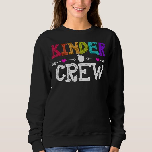 Kindergartenlehrer Kindergarten Erster Schultag de Sweatshirt (Vorderseite)
