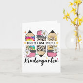 Kindergartenlehrer Leopard Pencil Ck T Karte (Gelbe Blume)