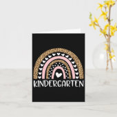 Kindergartenlehrer Leopard Regenbogenlehrer Ck to Karte (Gelbe Blume)