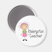 Kindergartenlehrer Magnet (Vorderseite/Rückseite)