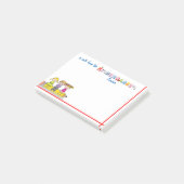 Kindergartenlehrer - Nachhinweise Post-it Klebezettel (angewinkelt)