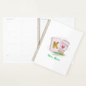 Kindergartenlehrer Pink Dot Book Coffee Planer (Anzeige)