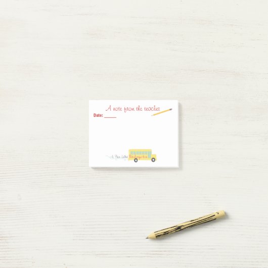 Kindergartenlehrer - Post-it®-Hinweise Post-it Klebezettel (Auf Schreibtisch)