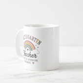 Kindergartenlehrer - Wo das Abenteuer beginnt Gesc Kaffeetasse (Vorderseite Links)