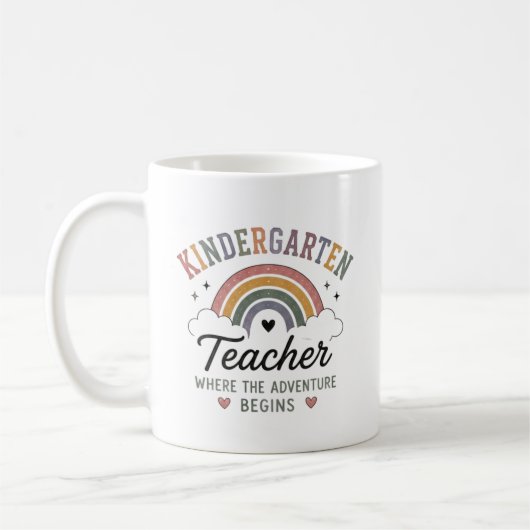 Kindergartenlehrer - Wo das Abenteuer beginnt Gesc Kaffeetasse (Links)