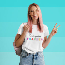 Kindergartenlehrer zurück zur Schule T-Shirt