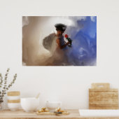 Kindergartenliebhaber Angel Malerei LEINWAND Poster (Küche)