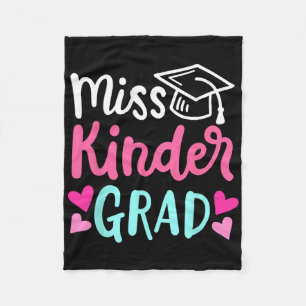 Kindergartenoutfit für Mädchen am letzten Schultag Fleecedecke