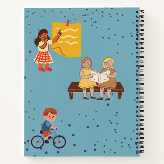 Kindergartenpapier Notizblock (Rückseite)