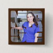 Kindergartenplatz für Foto Button (Vorderseite)