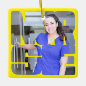 Kindergartenplatz für Foto Keramikornament (Vorderseite)