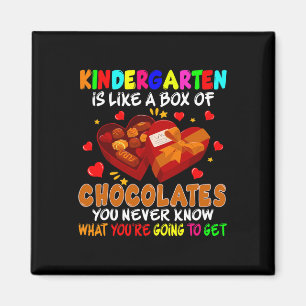 Kindergartenschachtel Schokolade Valentinstag Magnet