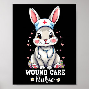 Kindergartensonne mit Stethoskop nur zu Ostern Poster