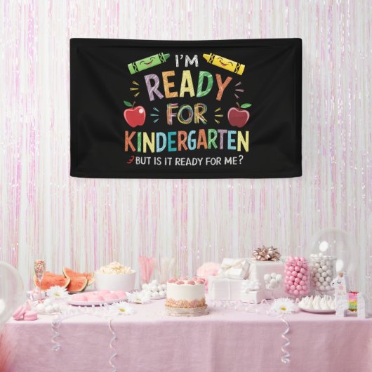 Kindergartenspass am ersten Kindergartentag zurück Banner (Party)