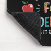 Kindergartenspass am ersten Kindergartentag zurück Mousepad (Ecke)