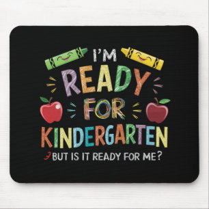 Kindergartenspass am ersten Kindergartentag zurück Mousepad