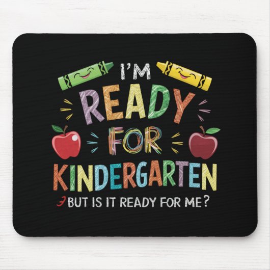 Kindergartenspass am ersten Kindergartentag zurück Mousepad (Vorne)