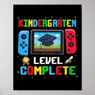 Kindergartenstand am letzten Schultag abgeschlosse Poster