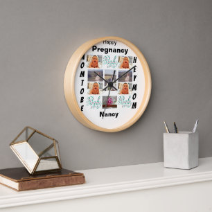 Kindergartensträhne 11 FotoCollage Uhr