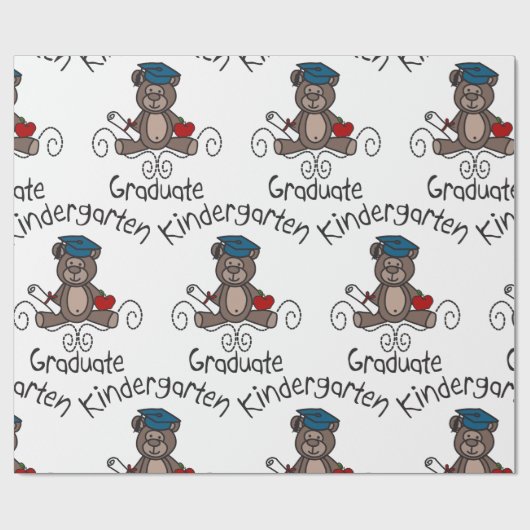 Kindergartenstudium Geschenkpapier (Flach)