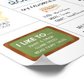 Kindergartenunterricht Poster (Ecke)