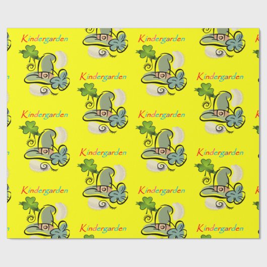 Kindergartenwackelpapier Geschenkpapier (Flach)