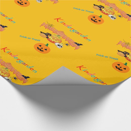 Kindergartenwackelpapier Geschenkpapier (Ecke)