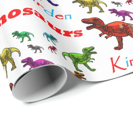 Kindergartenwackelpapier Geschenkpapier (Rolleneckpunkt)