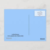 Kindergartner Graduate Card Postkarte (Rückseite)