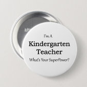 Kindergärtnerin Button (Vorne & Hinten)