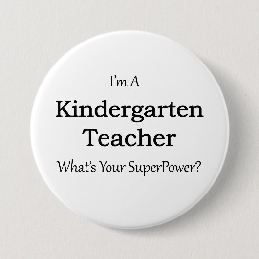 Kindergärtnerin Button (Vorderseite)