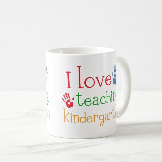 Kindergärtnerin-Geschenk Kaffeetasse (VorderseiteRechts)