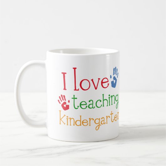 Kindergärtnerin-Geschenk Kaffeetasse (Links)