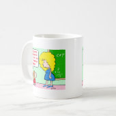 Kindergärtnerin gezahlt kaffeetasse (Vorderseite Links)