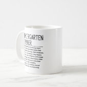 Kindergärtnerin Kaffeetasse (Vorderseite Links)