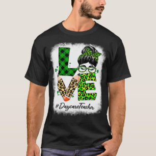 Kindergärtnerin Liebe Gebleichtes Unordentliches B T-Shirt