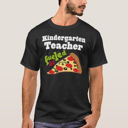 Kindergärtnerin-(lustige) Pizza T-Shirt (Vorderseite)