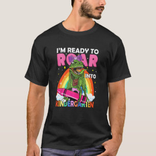 Kindergärtnerin Mädchen Zurück zur Schule Brüllend T-Shirt