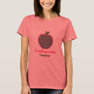 Kindergärtnerin-Shirt - Hahnentrittmuster Apple T-Shirt