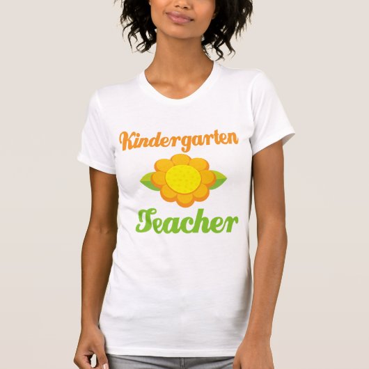 Kindergärtnerin-Sonnenblume T-Shirt (Vorderseite)
