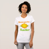 Kindergärtnerin-Sonnenblume T-Shirt (Vorne ganz)