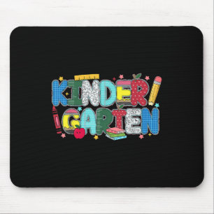 Kindergärtnerin Squad Bleistift Zurück zur Schule  Mousepad
