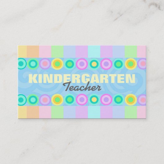 Kindergärtnerin-Visitenkarten Visitenkarte (Vorderseite)