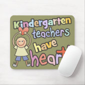 Kindergärtnerinnen haben Herz Mousepad (Mit Mouse)