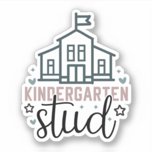 Kindergaten-Studie Aufkleber