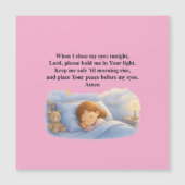 Kindergebet Magnetkarte (Vorderseite)