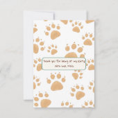 Kindergeburt im Dschungelstil Dankeskarte (Vorderseite)