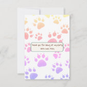 Kindergeburt im Dschungelstil Dankeskarte (Vorderseite)